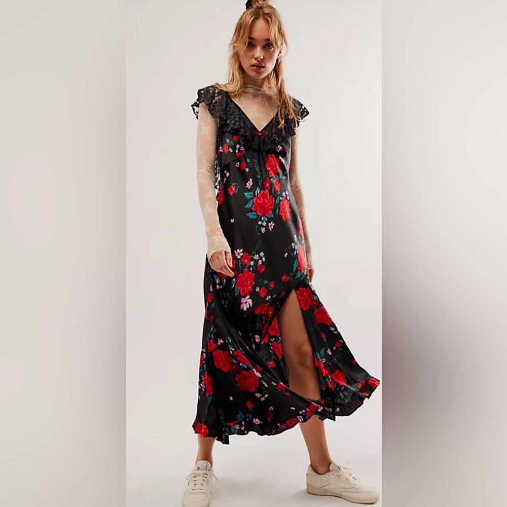 Free People Warm Hearts Midi Dress